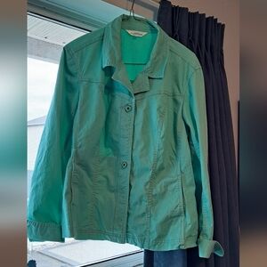 Northern Reflections Seafoam Green Jean Jacket